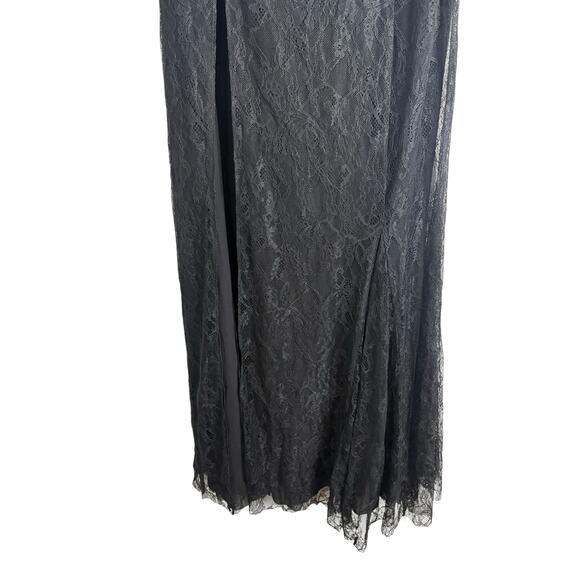 Majorelle Salma Lace Gown Maxi Ruffle Formal Gala Party Guest Evening Black S - Picture 7 of 14